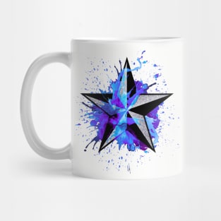 Nautical Splash Star - Blue/ Purple Mug